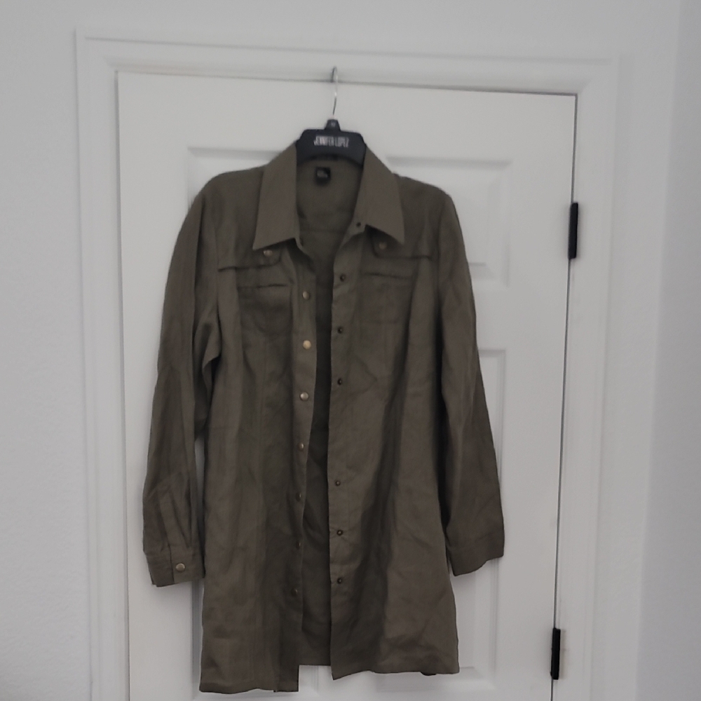 Men's Khaki Shirt Jacket